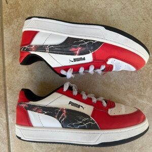 PUMA Caven 2.0 Red White Black Youth Athletic Shoes